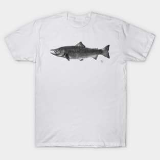 Salmon (black and white) T-Shirt